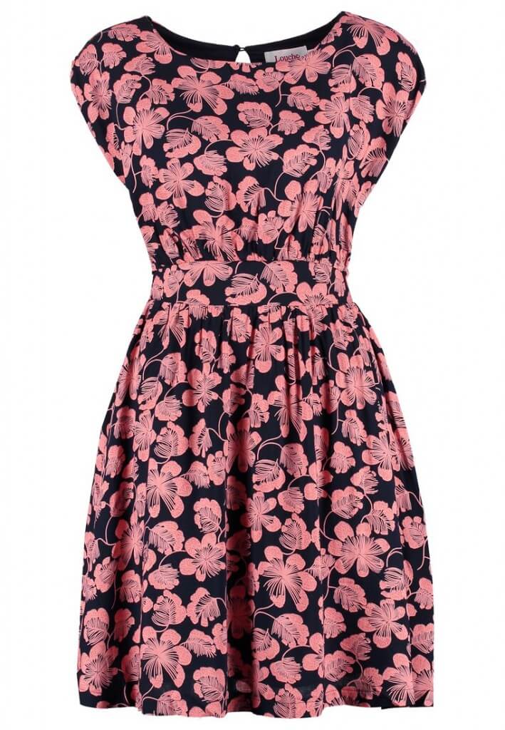 Sukienka w stylu lat 60-tych w kwiaty